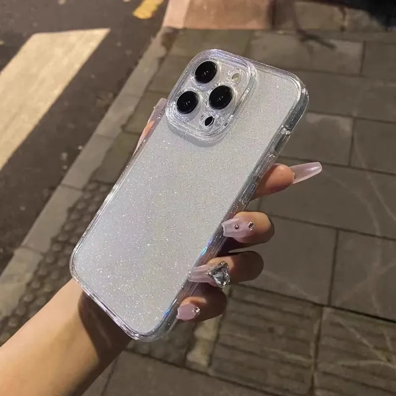 Glitter Transparent TPU Case – Xiaomi Poco X8 Pro / Pro Max