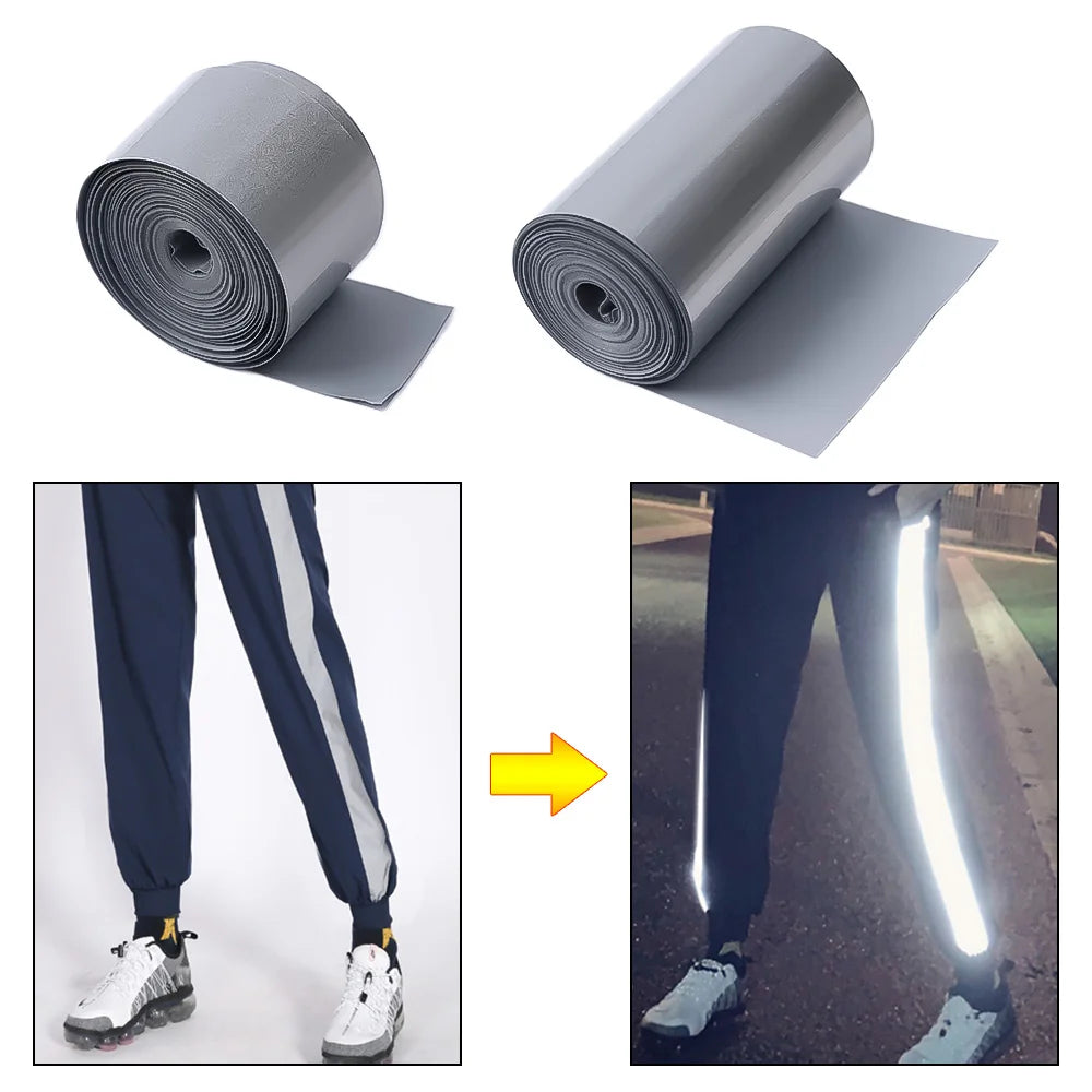 5M Reflective Heat Transfer Film – Iron-On Safety Strip