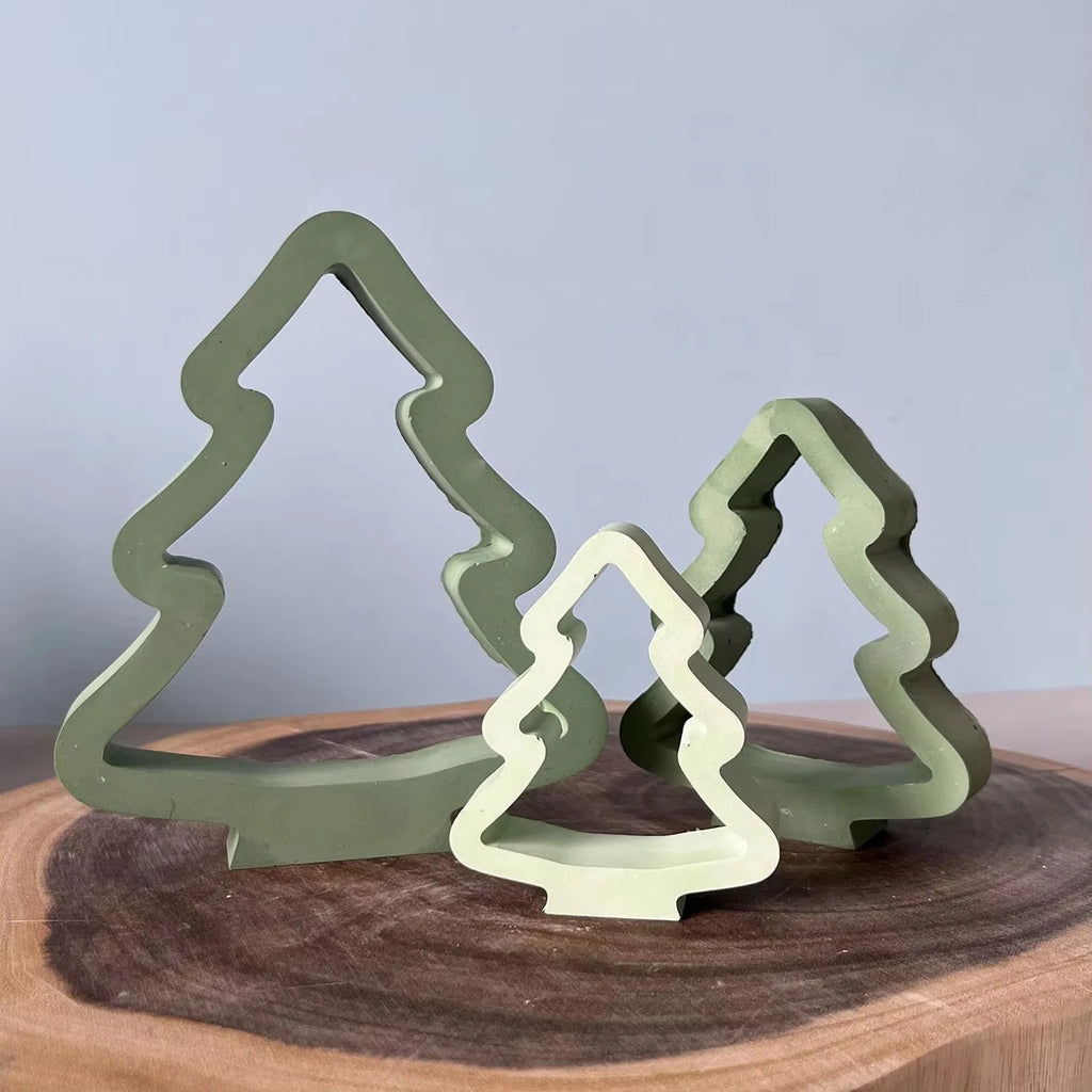 3D Christmas Tree Silicone Mold – Resin, Wax & Plaster Casting