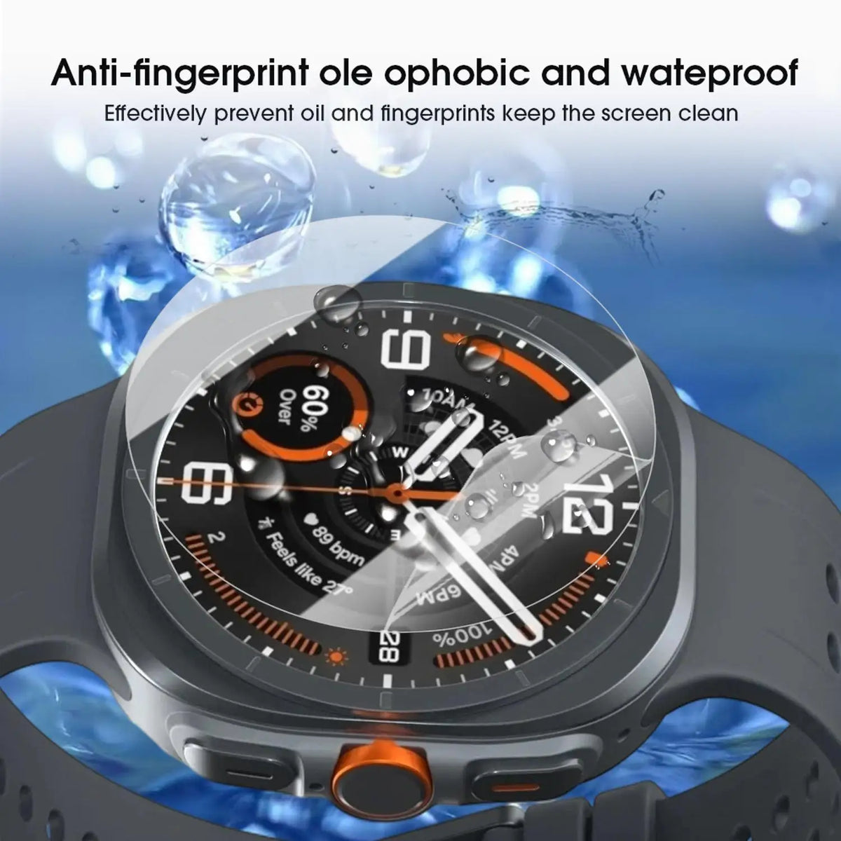 TPU Hydrogel Screen Protector – Samsung Galaxy Watch 9 & Ultra 2