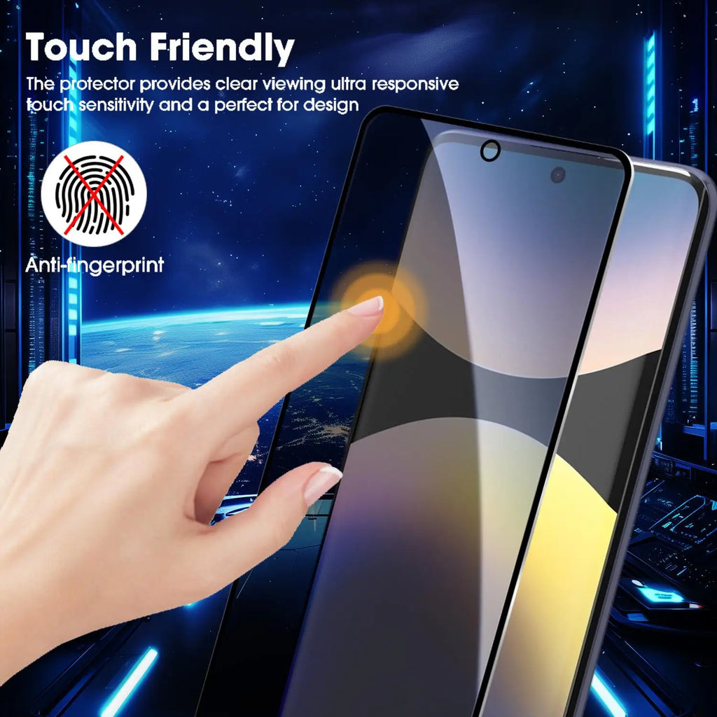 Privacy Screen Protector for Redmi Note 13/14 | Anti-Spy Glass
