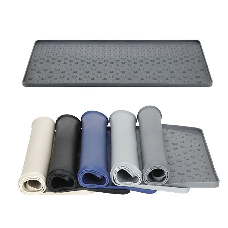 Spill-Proof Silicone Pet Feeding Mat – Non-Slip Waterproof
