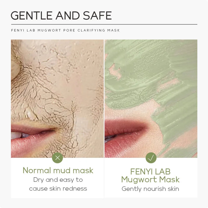 LAIKOU Mugwort Pore Clarifying Mud Mask 5-Pack | Oil Control