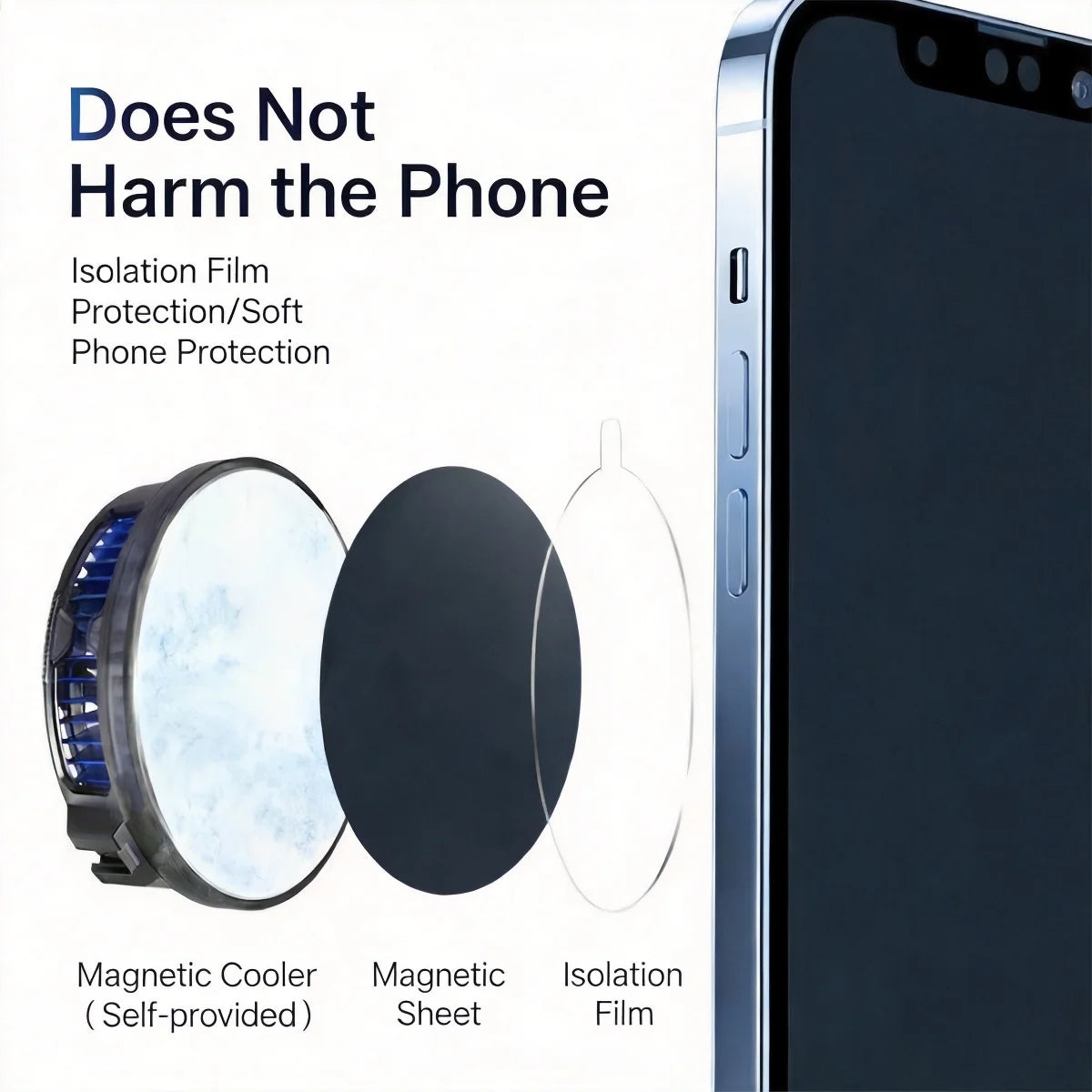 Magnetic Phone Cooling Pad – Superconducting Metal Heat Sink