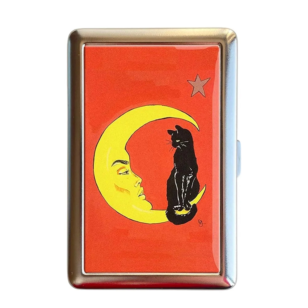 Vintage Metal Card Case | Multi-Function Business Card Holder