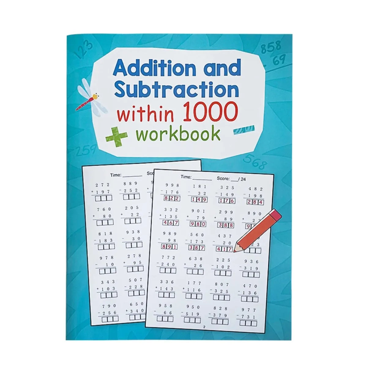 Grade 1–4 Math Workbook | Addition & Subtraction Within 1000