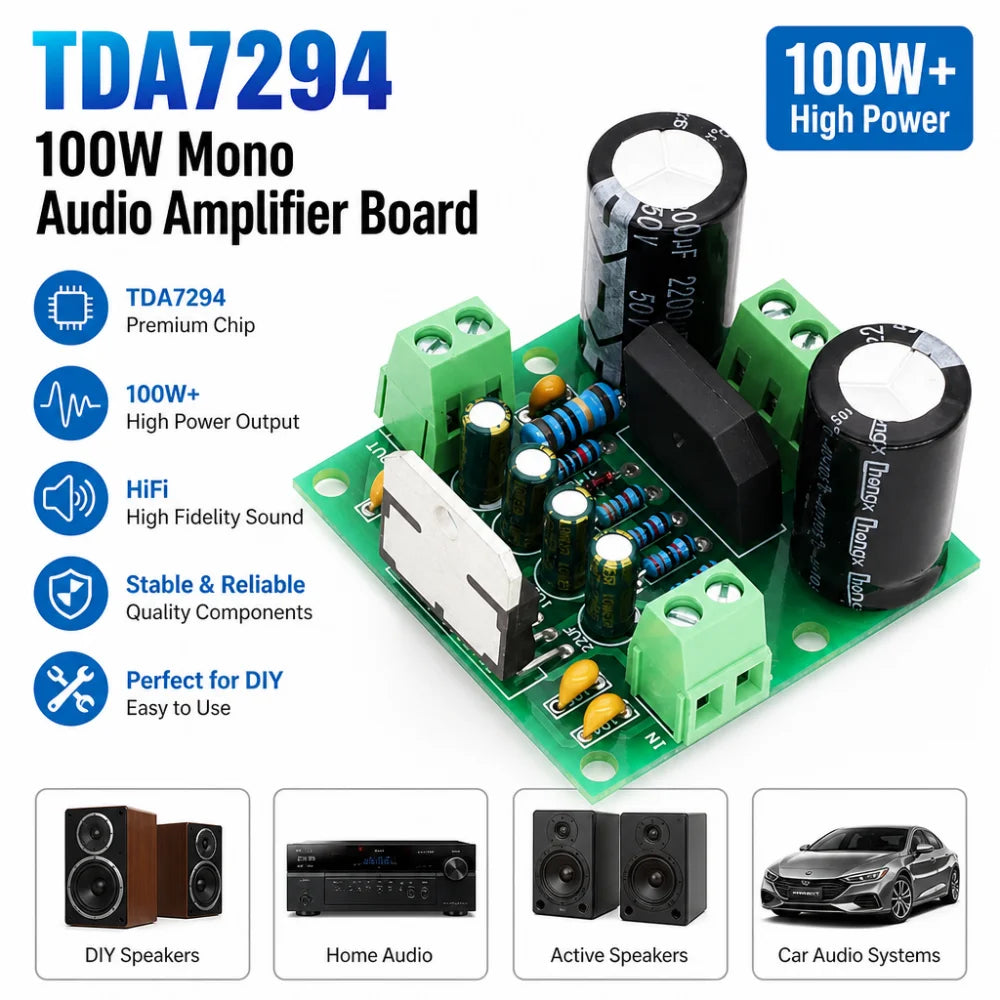 TDA7294 100W Hi-Fi Mono Amplifier Board | DIY Audio Module