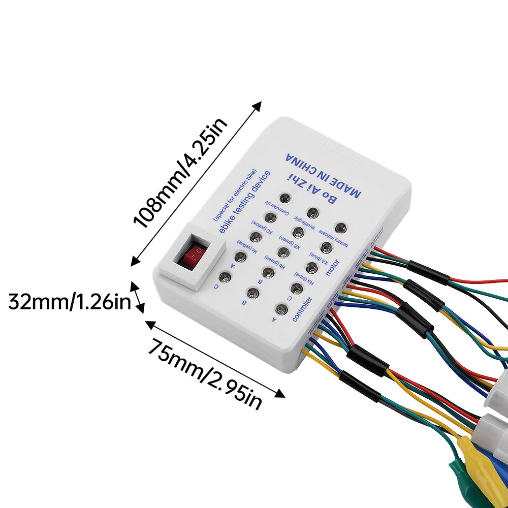Brushless Motor Controller Tester 24V–72V | E-Bike Scooter