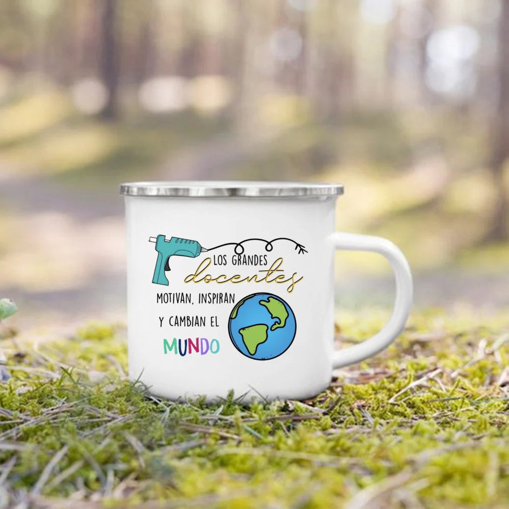 Teacher Appreciation Enamel Mug | Thank You Teacher Gift