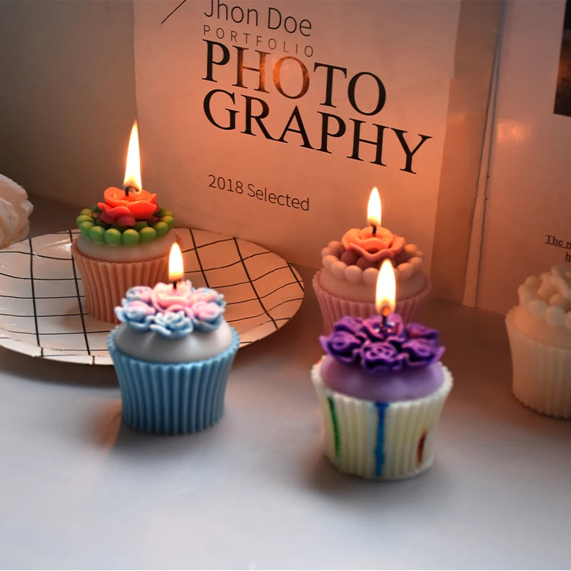 Silicone Cake Cup Mold – DIY Candle Soap Resin Plaster Craft