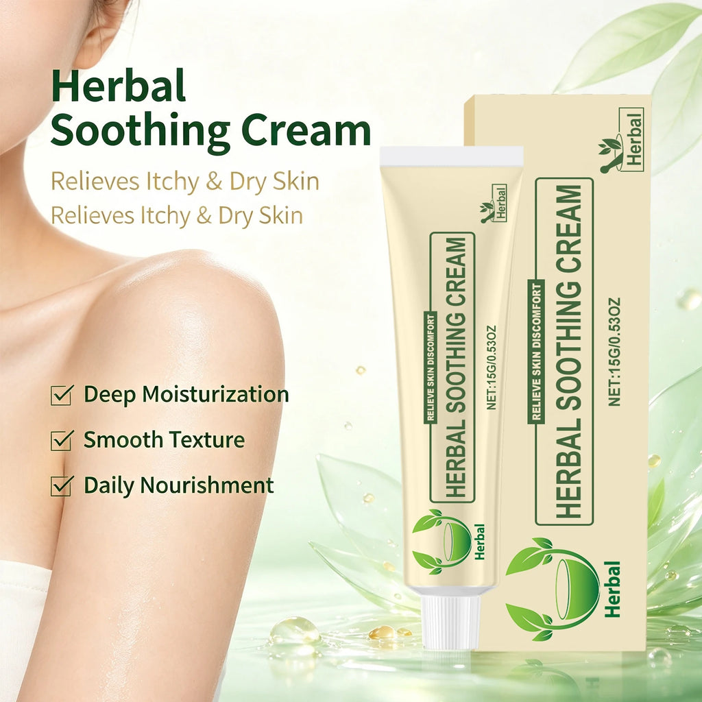 Herbal Soothing Cream – Hydrating Body & Face Moisturizer