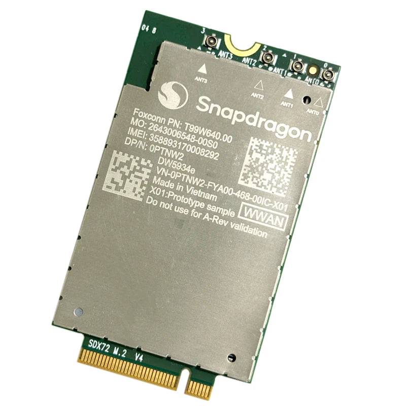 DW5934e Snapdragon X72 5G M.2 Wireless Modem CAT 20 LTE