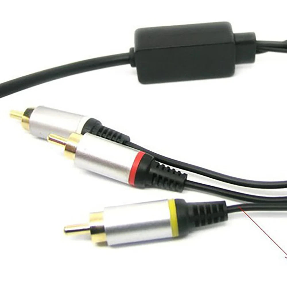 PSP 2000 3000 AV RCA Cable 3RCA 5RCA YPbPr TV Output 3M