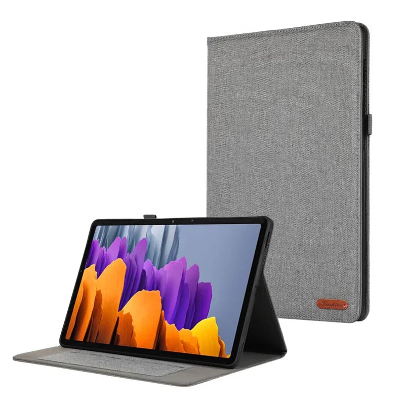 Samsung Galaxy Tab S10 Lite Case – Fabric Flip Stand Cover