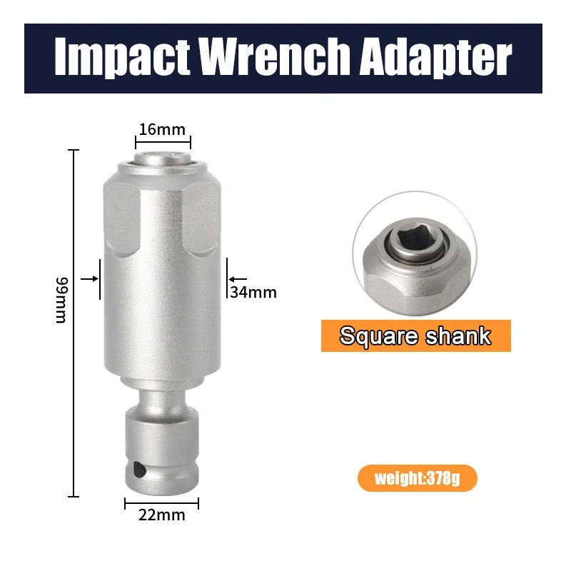 SDS-Plus & Square Adapter – Impact Wrench to Electric Hammer