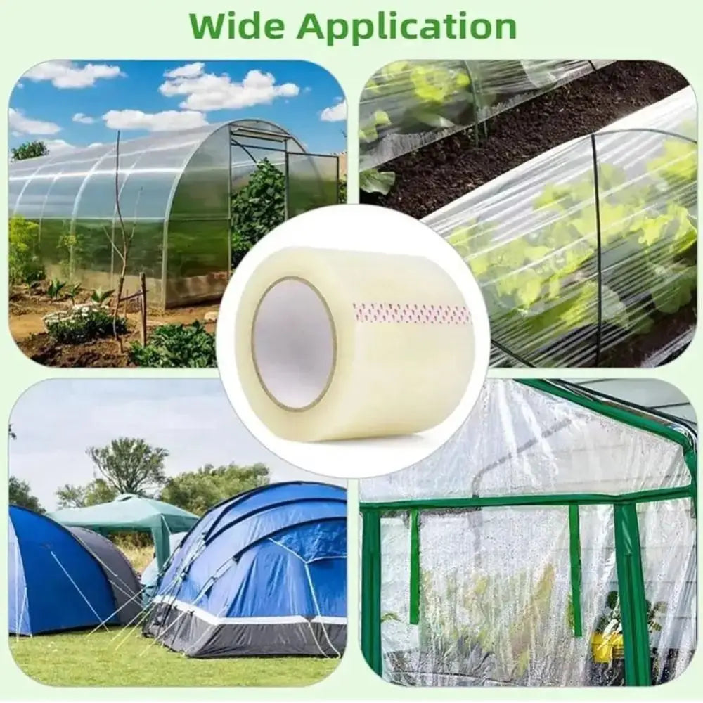 UV Resistant Greenhouse Film Repair Tape – Transparent, Waterproof