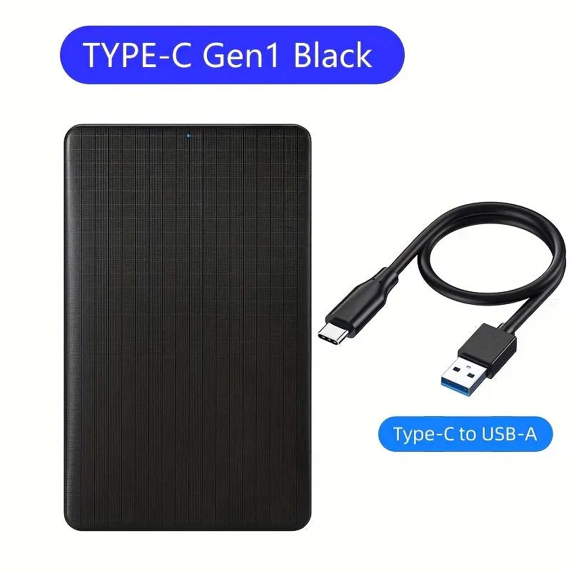 USB-C 2.5" SATA Hard Drive Enclosure | USB 3.0/3.1 HDD SSD Case