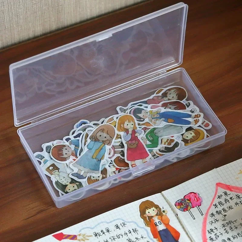Large Transparent Desk Organizer – Multi-Compartment Storage
