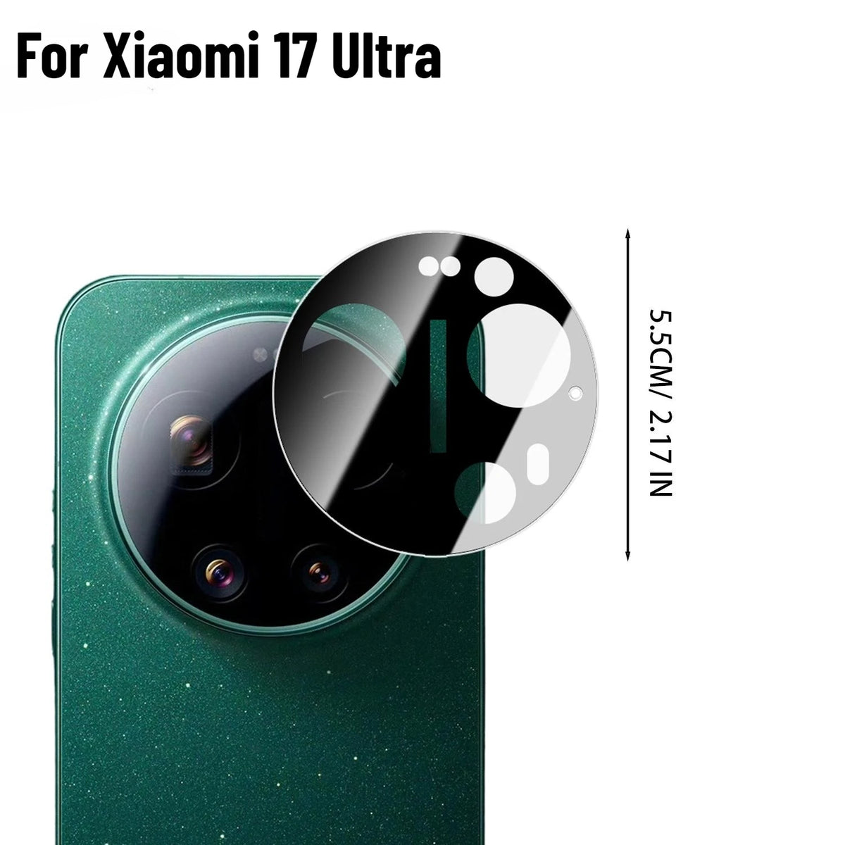 Xiaomi 17 Ultra Camera Lens Tempered Glass Protector 1/2/3 Pack