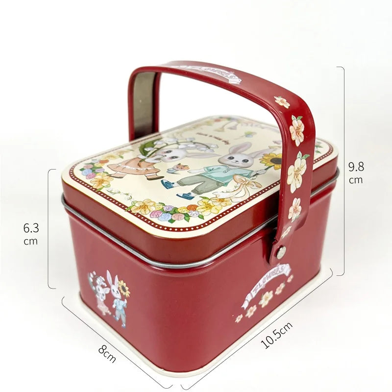 Rabbit Tinplate Gift Tin Box – Candy, Cookie & Wedding Favor