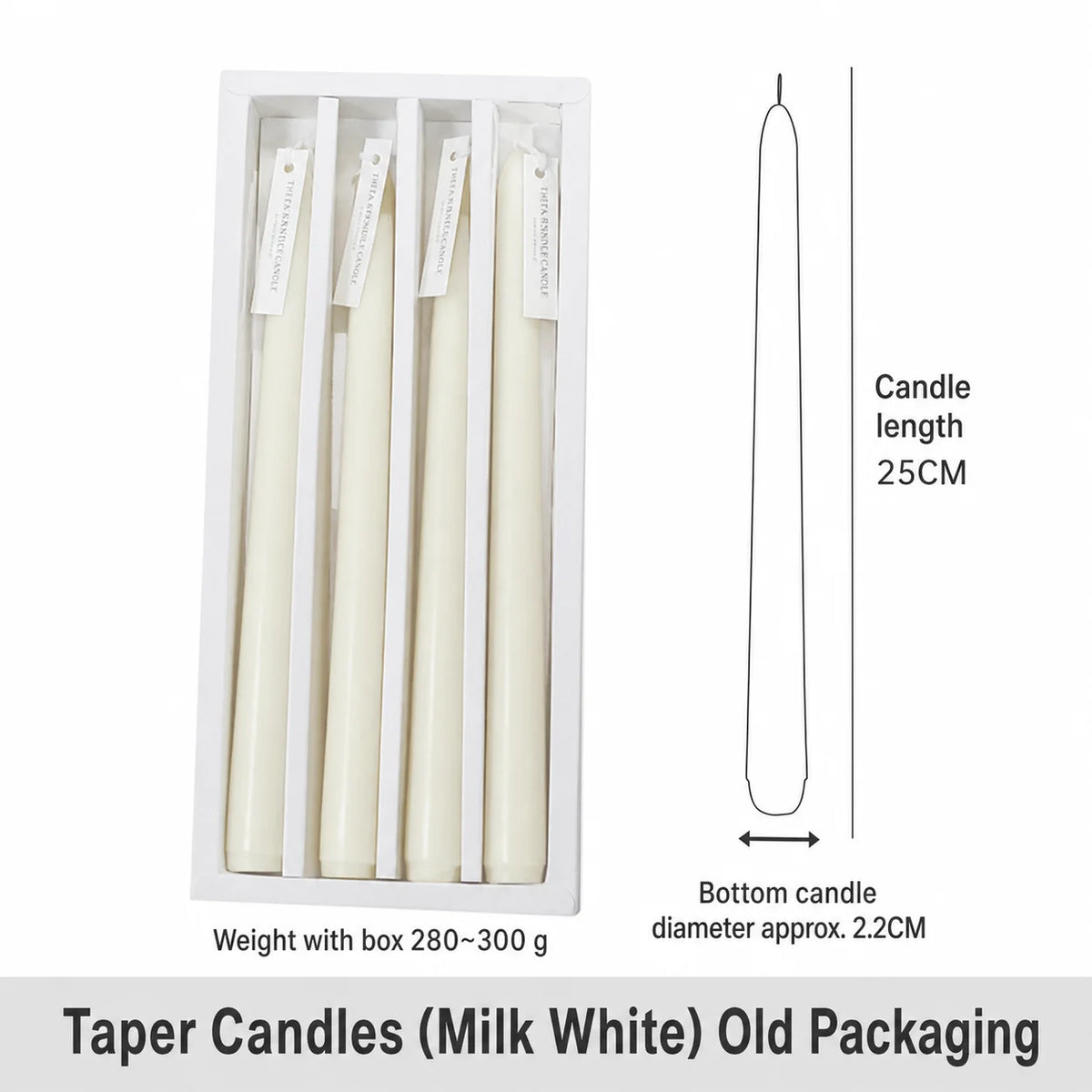 Handcrafted Scented Taper Candles 4-Pack | Holiday & Home Décor