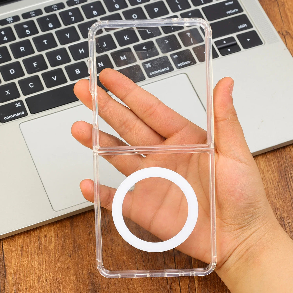 Clear Magnetic Case for Samsung Galaxy Z Flip 7 | Slim Transparent