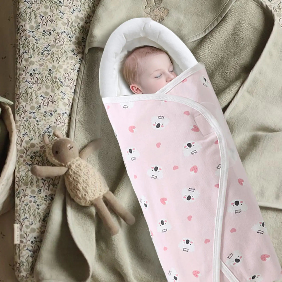 Soft Cotton Hooded Baby Towel Bathrobe Wrap Blanket – Newborn