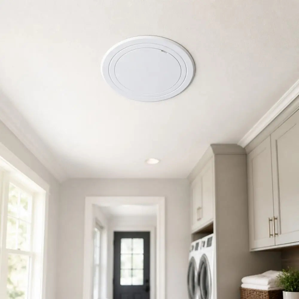 Round PVC Access Panel – Self-Adhesive Hinged Wall Hatch