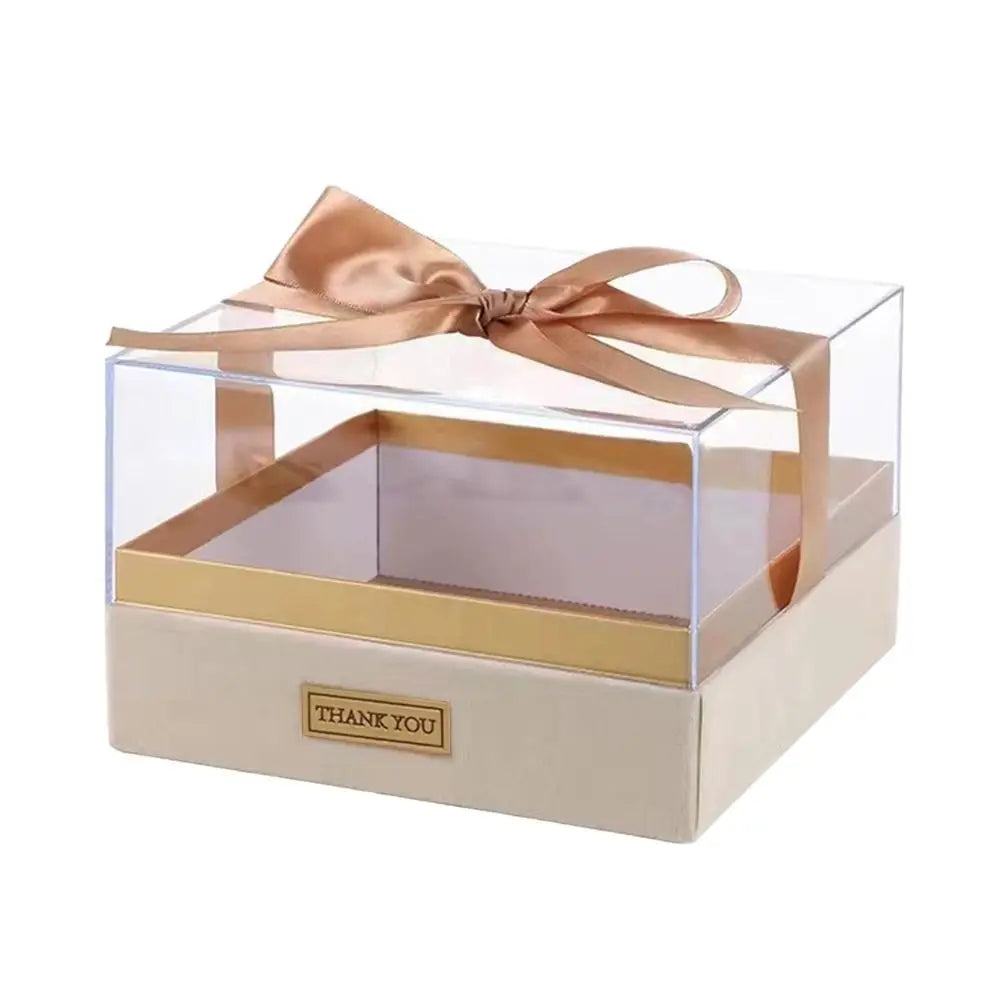 Transparent Acrylic Bow Gift Box – Wedding & Valentine's Day