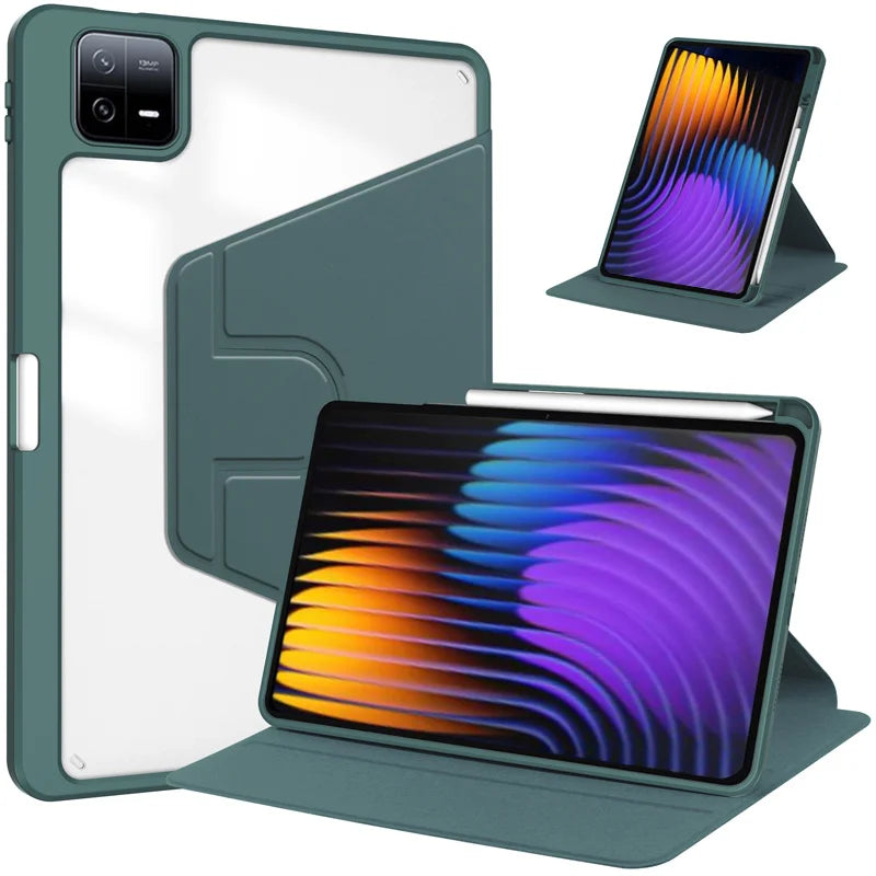 Xiaomi Pad 8 Pro / Poco Pad X1 Case – 360° Stand & Pencil Holder