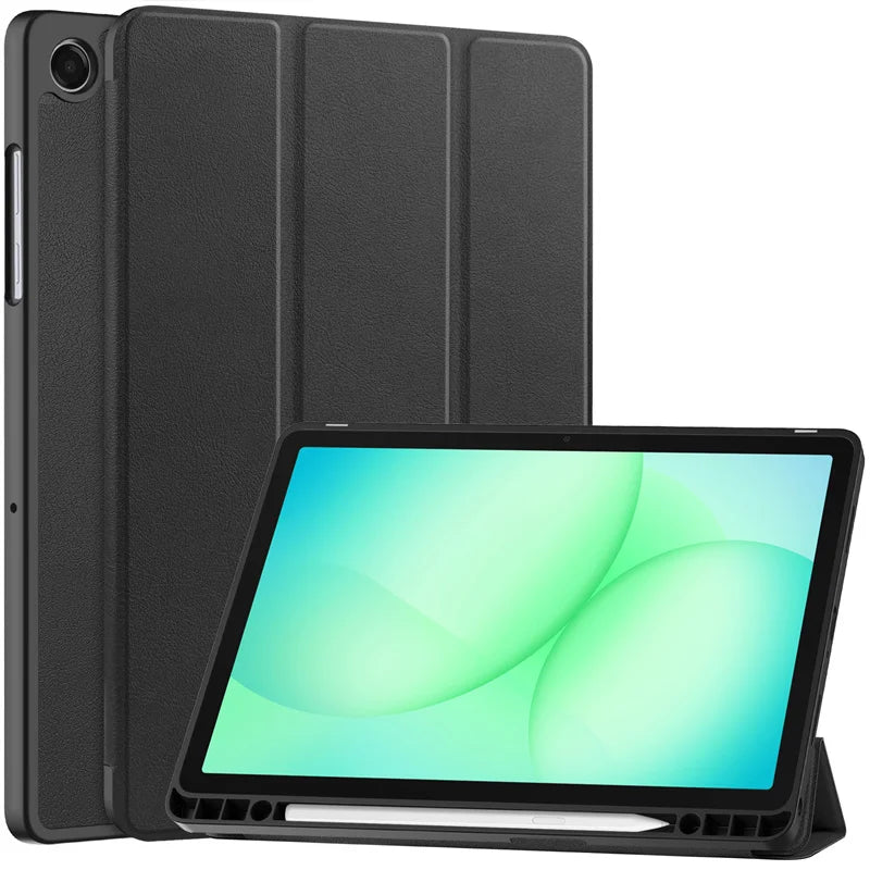 Samsung Galaxy Tab A11 Plus Case | Magnetic Leather + Pen Holder