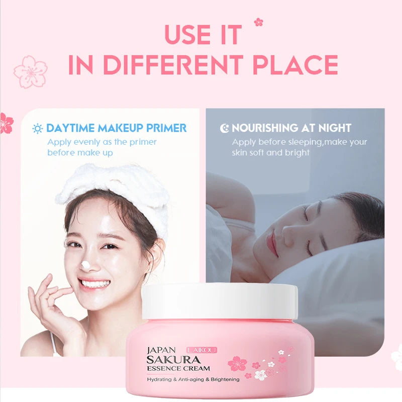 LAIKOU Sakura Essence Face Cream 2-Pack – Moisturizing & Nourishing