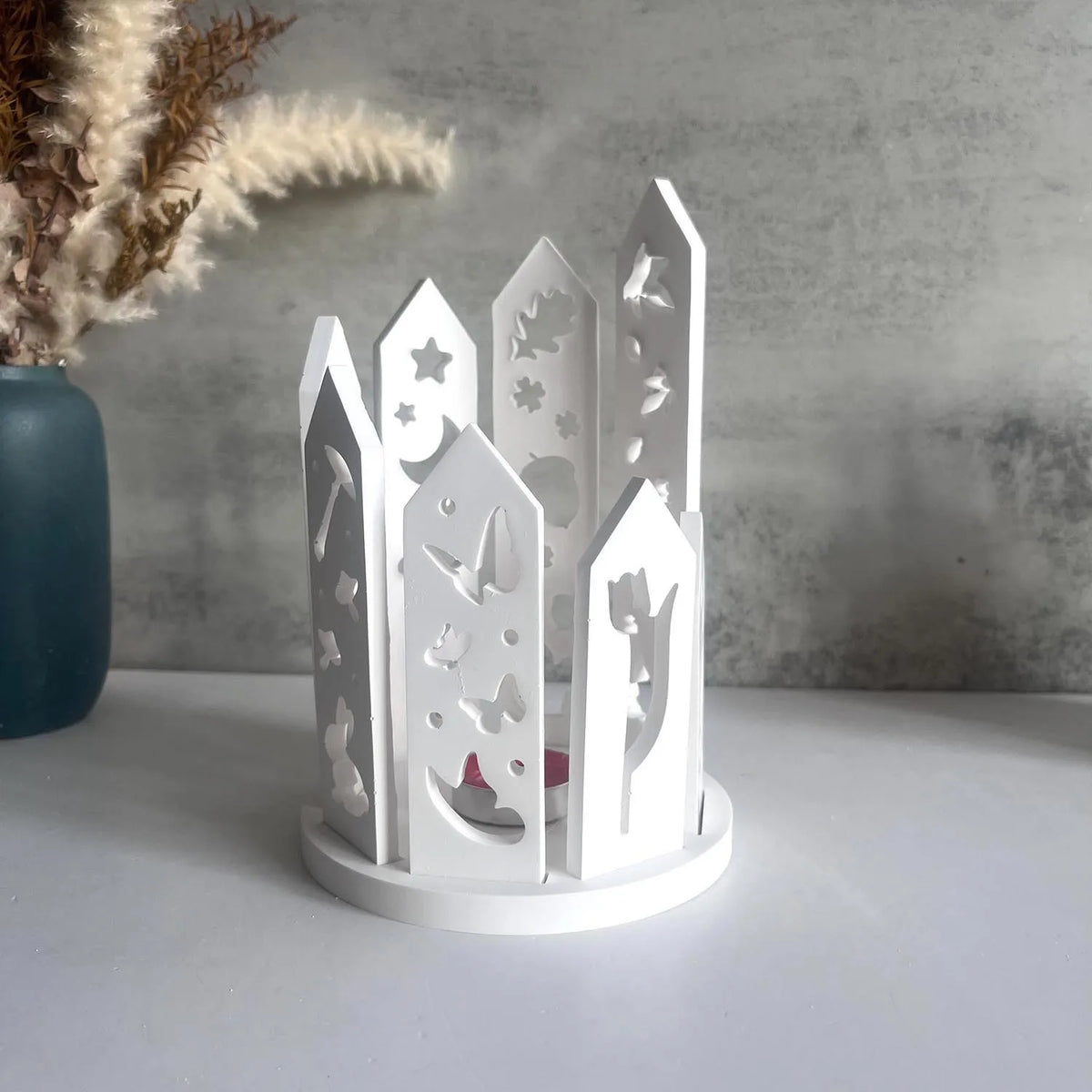 Leaf Butterfly Animal Skeleton Candle Holder Silicone Mould