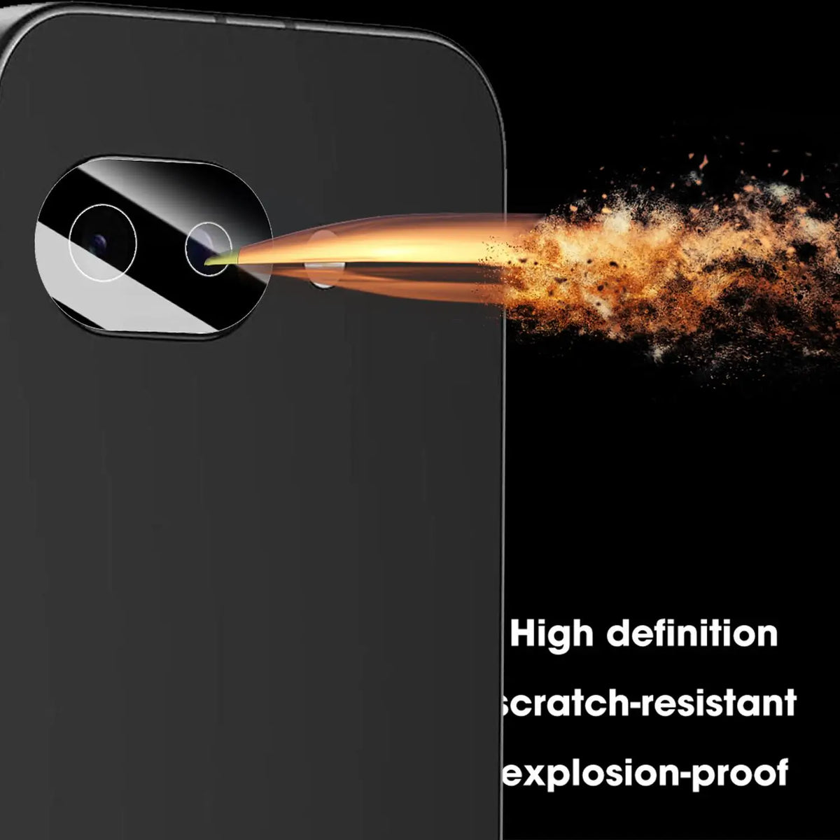 9H Tempered Glass Camera Lens Protector – Google Pixel 10A
