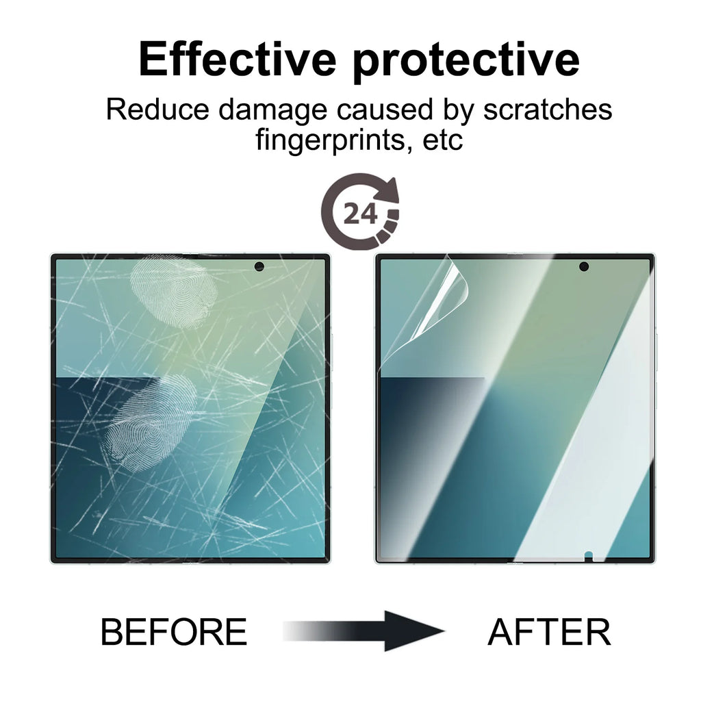 Samsung Galaxy Z Fold 7 Privacy Screen Protector 4-in-1 Set