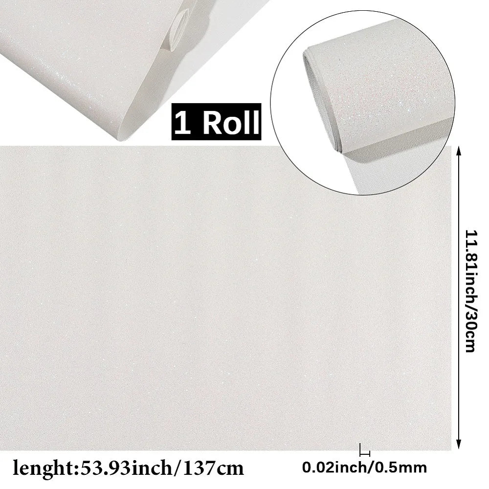 White Glitter PU Leather Fabric Sheet – DIY Crafts & Sewing