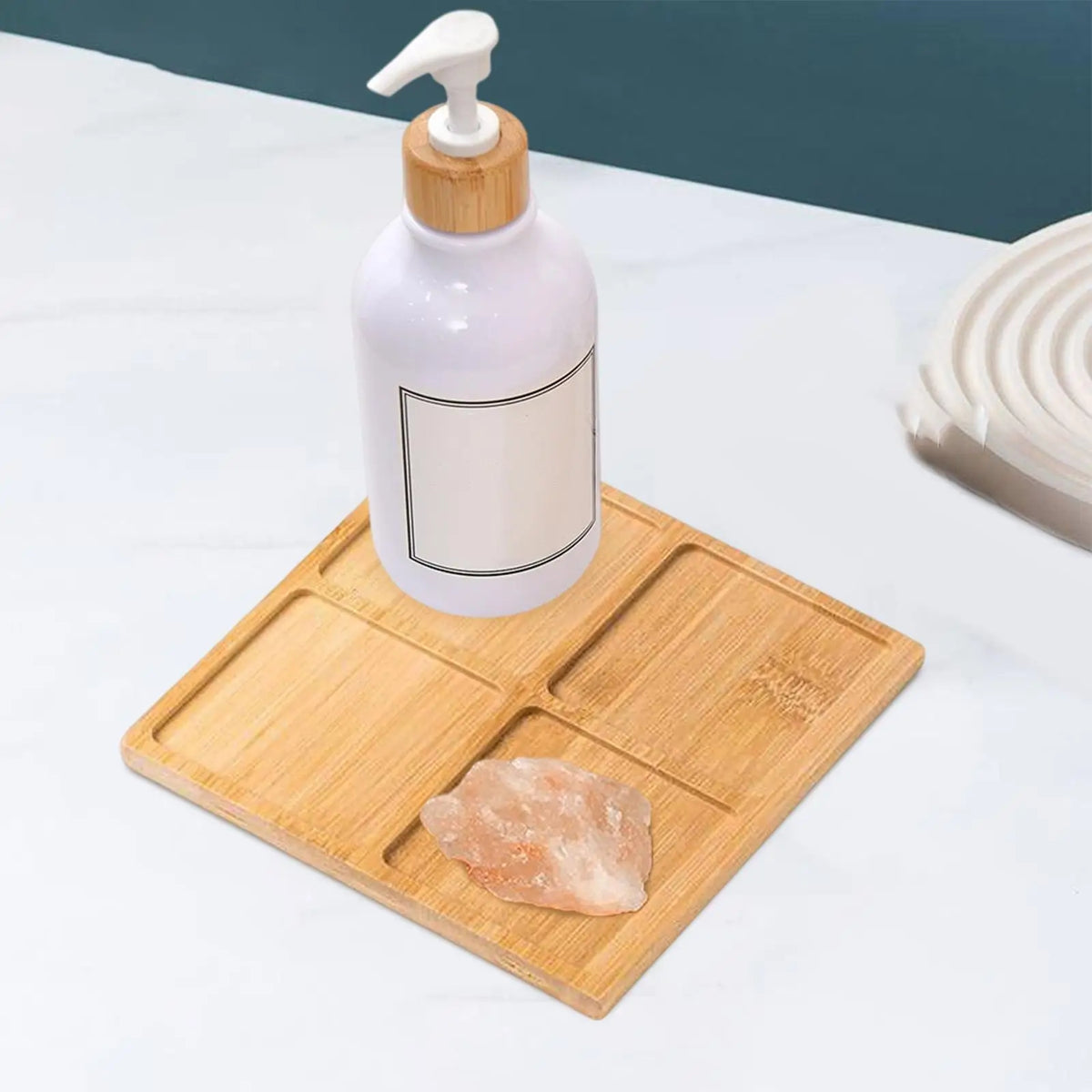 Kesoto Bamboo Serving Tray – Snack, Food & Appetizer Platter
