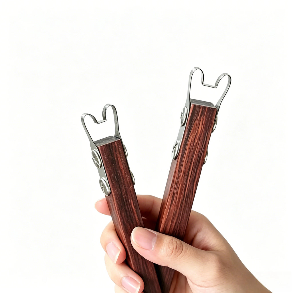 Wooden Handle Clay Foot Cutter – Pottery Trimming Tool