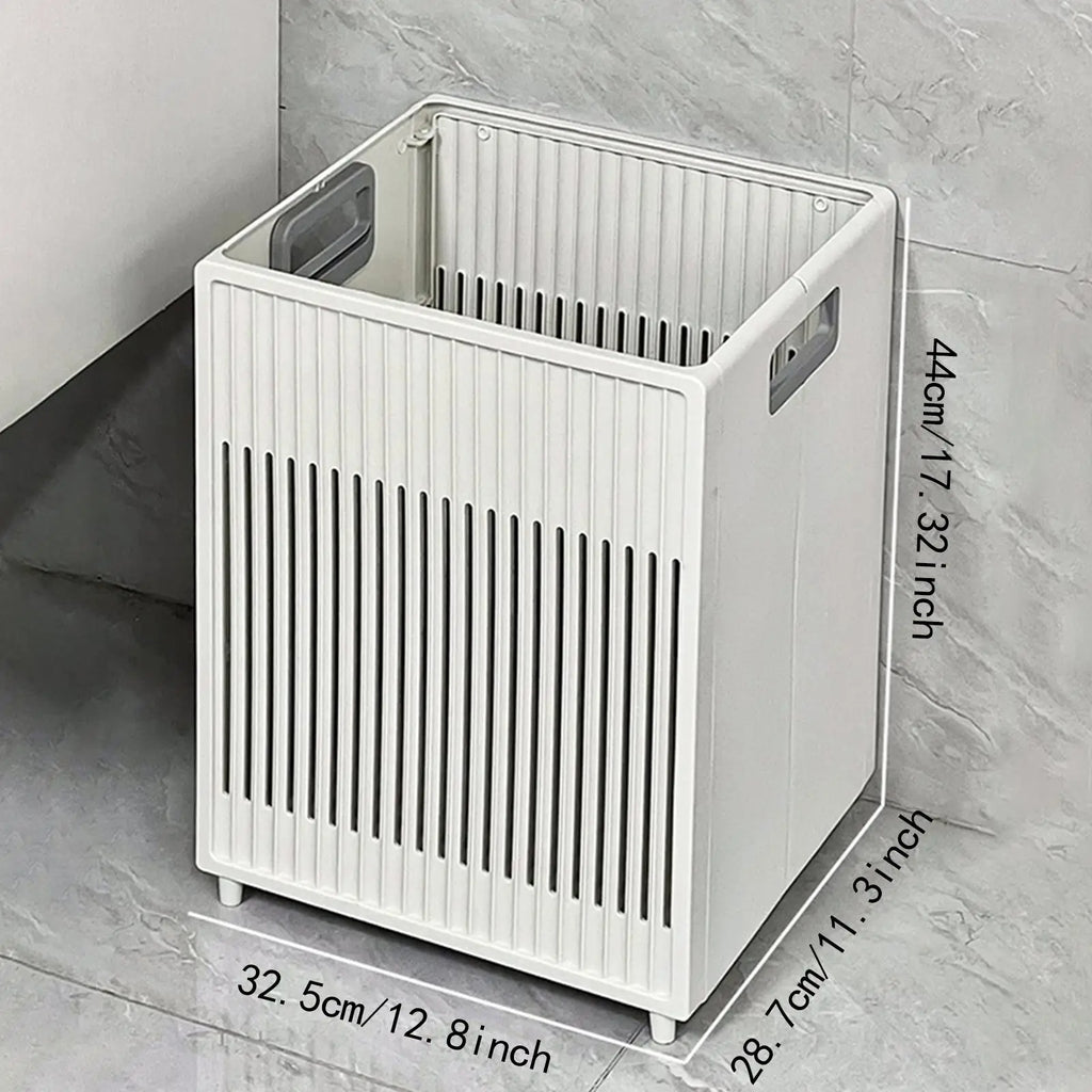 Foldable Laundry Basket with Handles – PP Storage Hamper