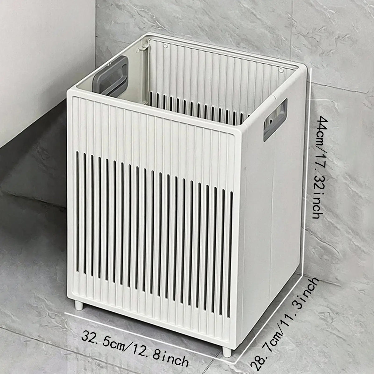Foldable Laundry Basket with Handles – PP Storage Hamper