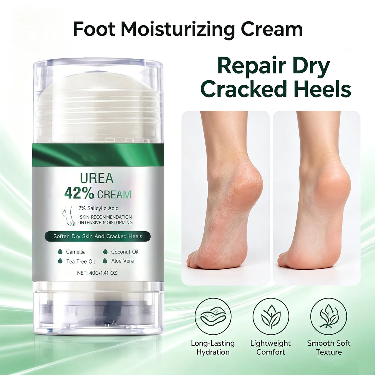 42% Urea Foot Cream Stick with 2% Salicylic Acid | Cracked Heels