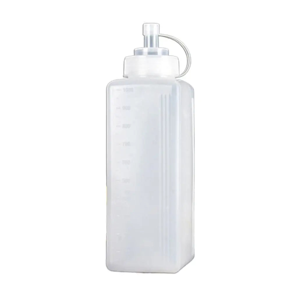 800/1000ml PE Squeeze Bottle – Leak-Proof Condiment Dispenser