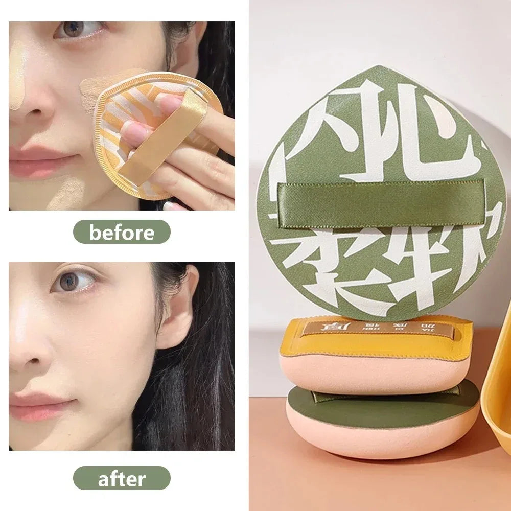 Super Thick Velvet Powder Puff – Wet & Dry Foundation Sponge
