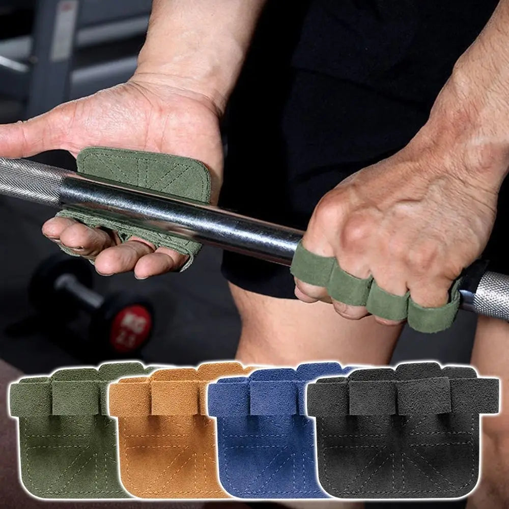 Half Finger Gym Gloves – Weight Lifting Palm Grip Pads