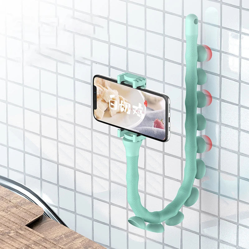 Caterpillar Flexible Phone Holder – Suction Cup Stand