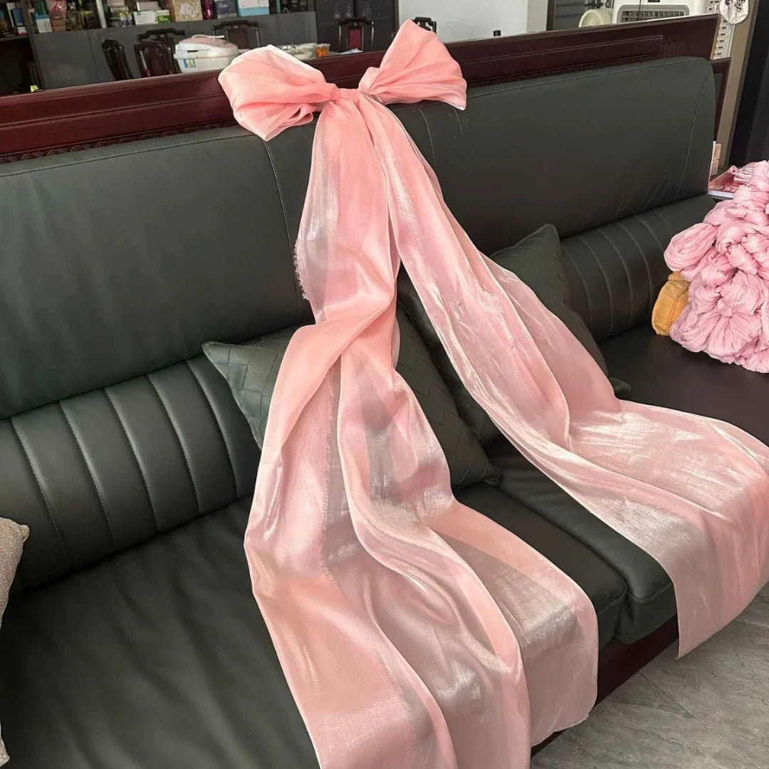 Large Organza Christmas Bow Decoration – Tree & Party Décor