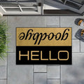 Hello Welcome Doormat – Non-Slip Entry Rug | Modern Decor