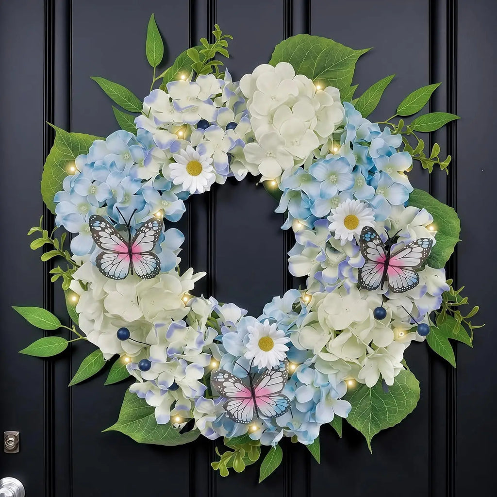 Artificial Hydrangea Wreath – Simulation Flower Home Décor