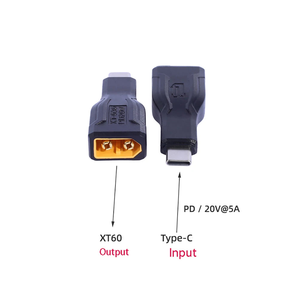 USB-C to XT60 Power Adapter | Solar, RC & Energy Storage