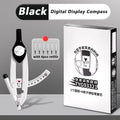 Plastic Drawing Compass with Lock, Scale & Lead Refills